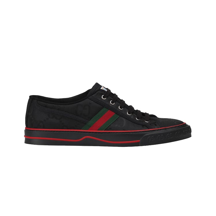 Image of Gucci Off The Grid Tennis 1977 Low ECONYL Black GG Green Red