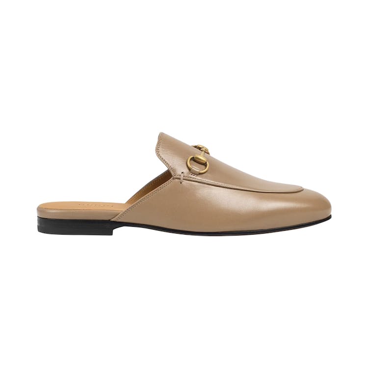 Image of Gucci Princetown Slipper Brown Leather