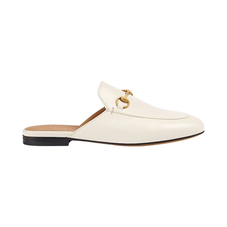 Image of Gucci Princetown Slipper White Leather