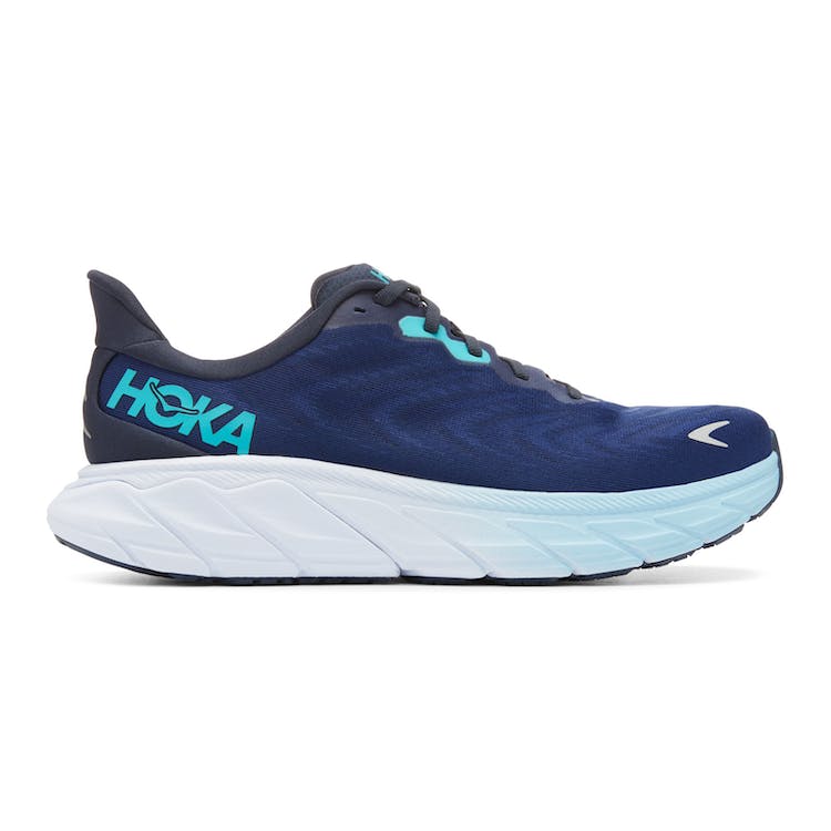 Image of Hoka One One Arahi 6 Outer Space Bellwether Blue