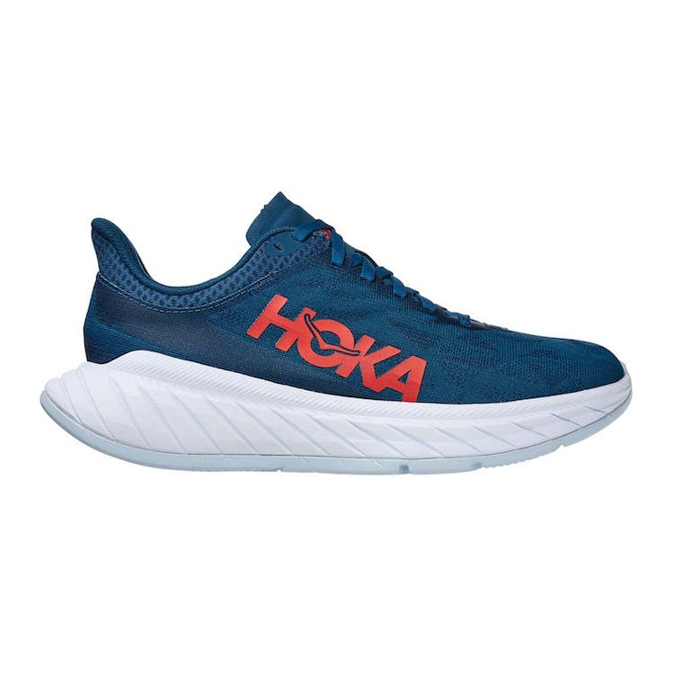 Image of Hoka One One Carbon X 2 Moroccan Blue Hot Coral (W)