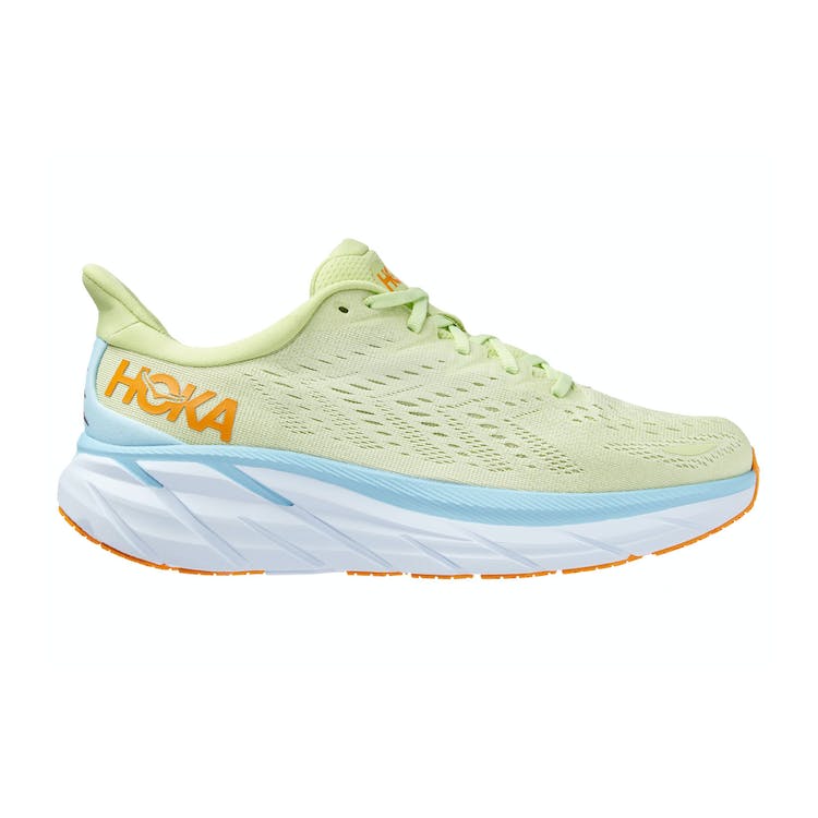 Image of Hoka One One Clifton 8 Butterfly Yellow Summer Song