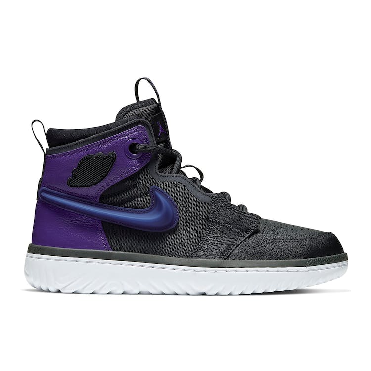Image of Air Jordan 1 High React Black Court Purple