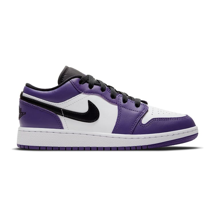 Image of Jordan 1 Low Court Purple White (GS)