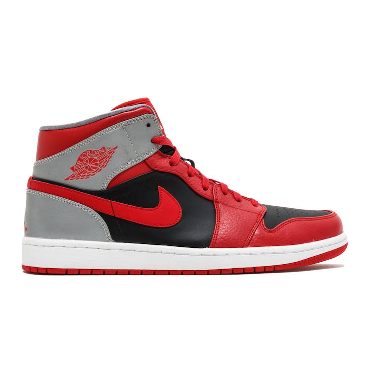 Image of Air Jordan 1 Mid Fire Red Cement