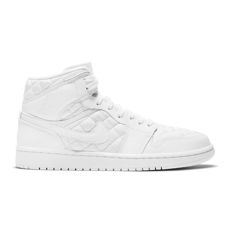 Image of Jordan 1 Mid Quilted White