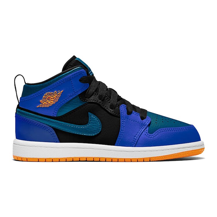 Image of Jordan 1 Mid Racer Blue Green Abyss (PS)