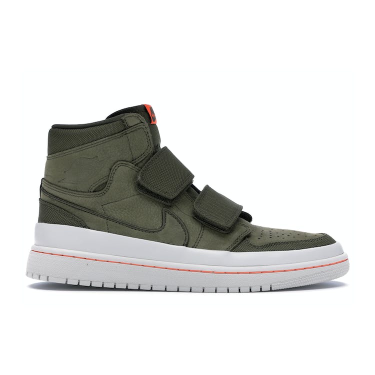 Image of Air Jordan 1 Retro High Double Strap Olive Canvas