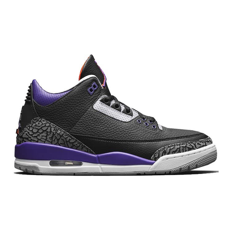 Image of Jordan 3 Retro Black Court Purple