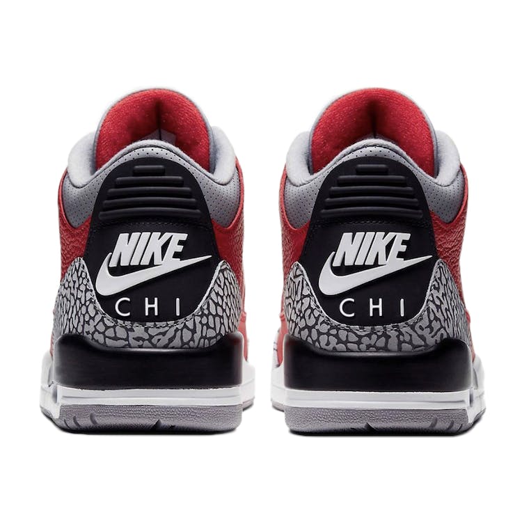 Image of Jordan 3 Retro Fire Red Cement (Nike Chi)