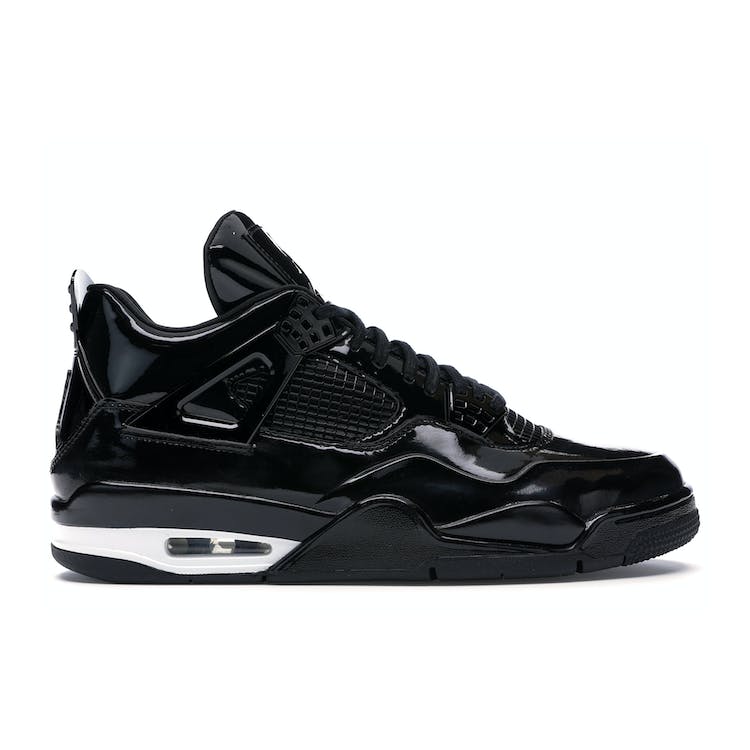 Image of Air Jordan 4 Retro 11Lab4 Black Patent Leather