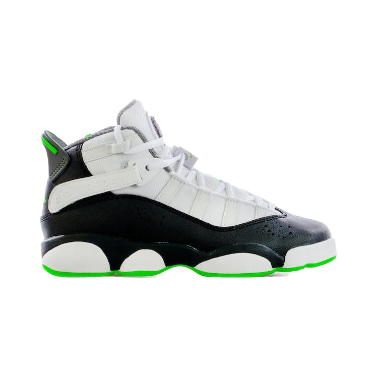 Image of Jordan 6 Rings White Black Green (GS)