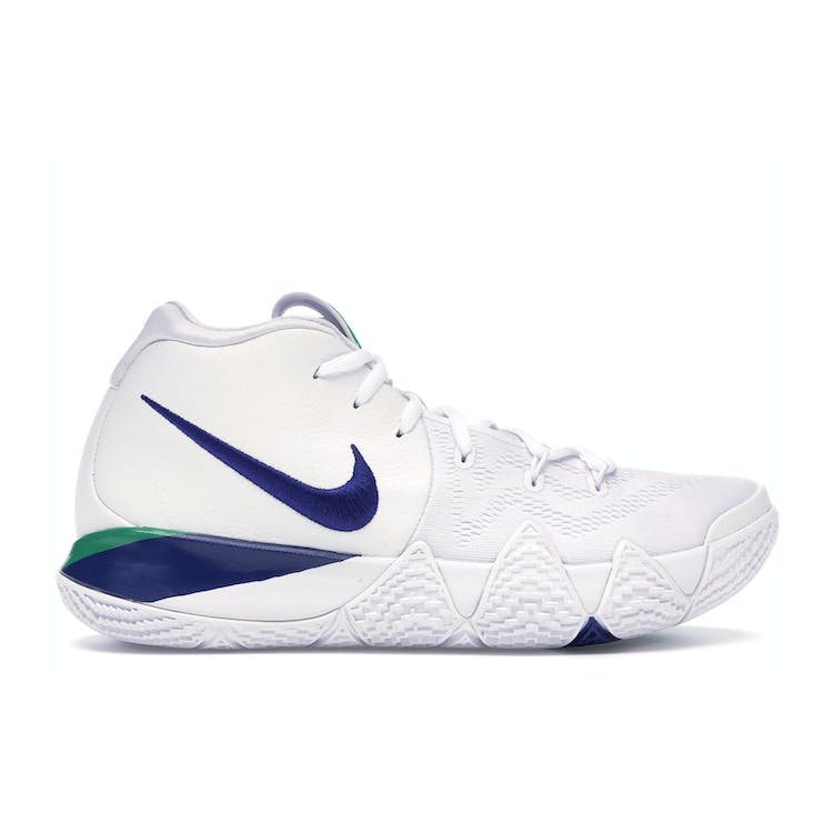 Image of Kyrie 4 White Deep Royal Blue