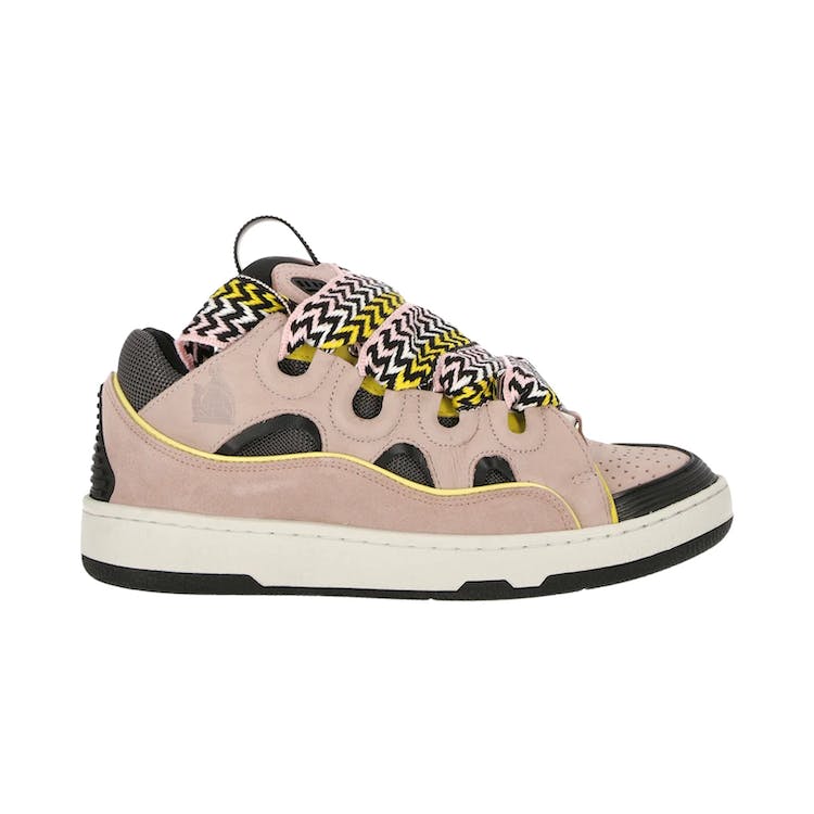 Image of Lanvin Curb Sneaker Pink Black Yellow (W)