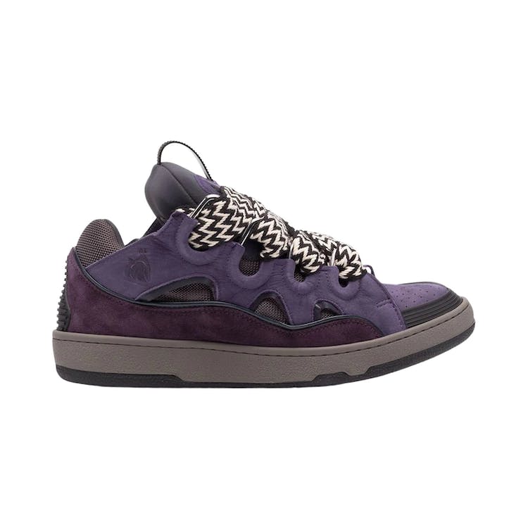 Image of Lanvin Curb Sneaker Purple Black
