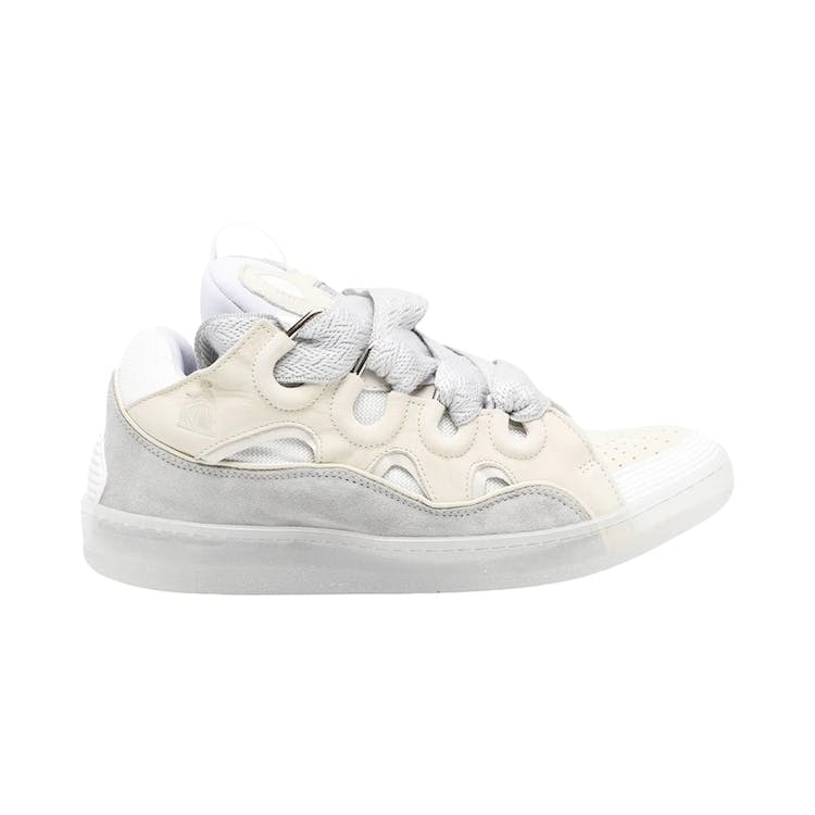 Image of Lanvin Curb Sneaker White Beige
