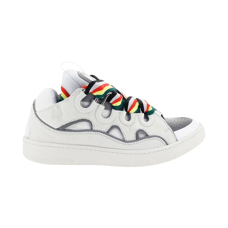 Image of Lanvin Curb Sneaker White Multicolor