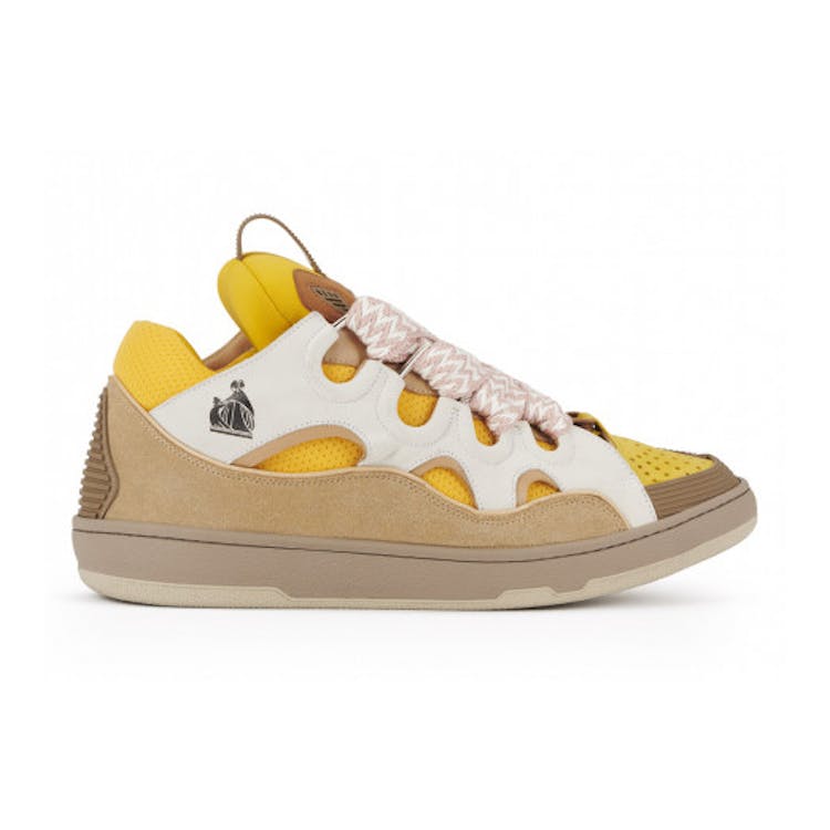 Image of Lanvin Leather Curb Beige Yellow