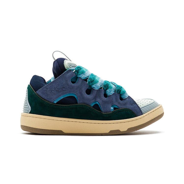 Image of Lanvin Leather Curb Blue Green (W)