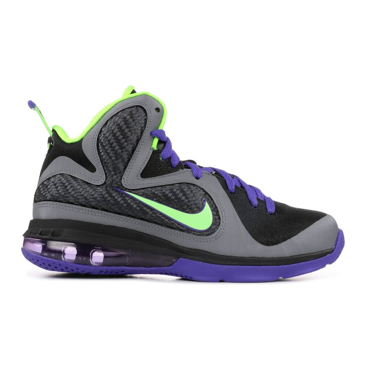 Image of LeBron 9 Black Electric Green Court Purple (GS)