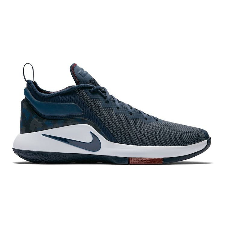 Image of LeBron Witness 2 College Navy Team Red