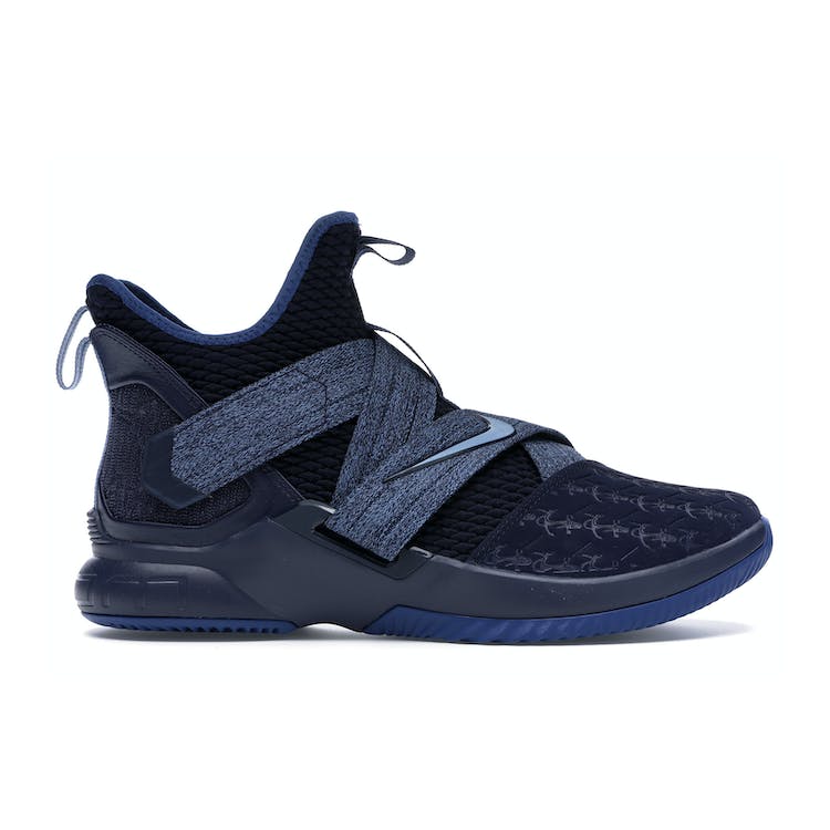 Image of LeBron Zoom Soldier 12 Blackened Blue
