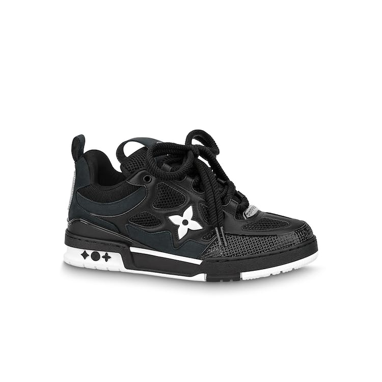 Image of Louis Vuitton LV Skate Sneaker Black Black White