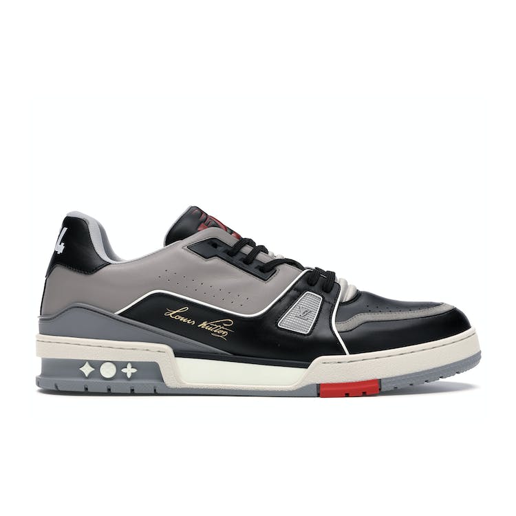 Image of Louis Vuitton LV Trainer Sneaker Low Black Grey