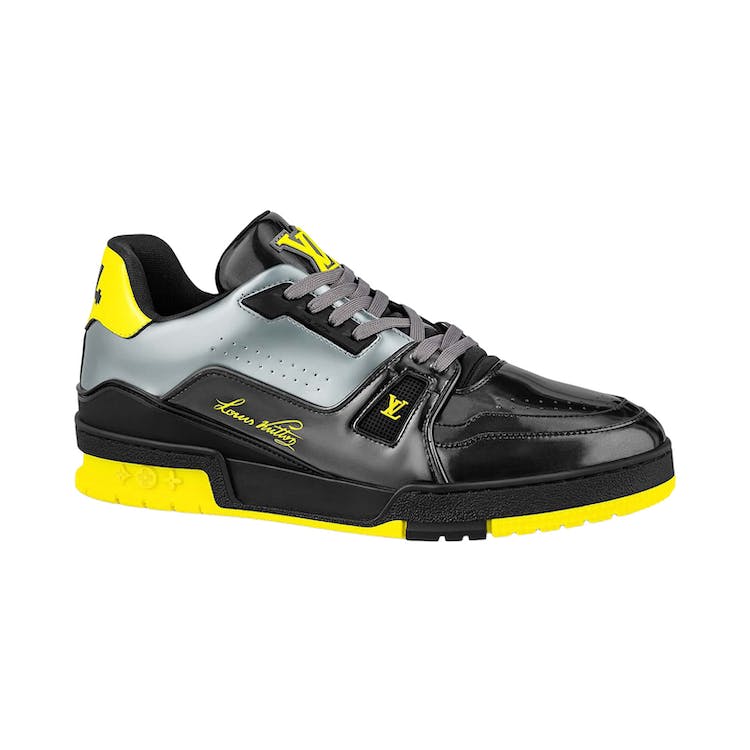 Image of Louis Vuitton Trainer Black Yellow