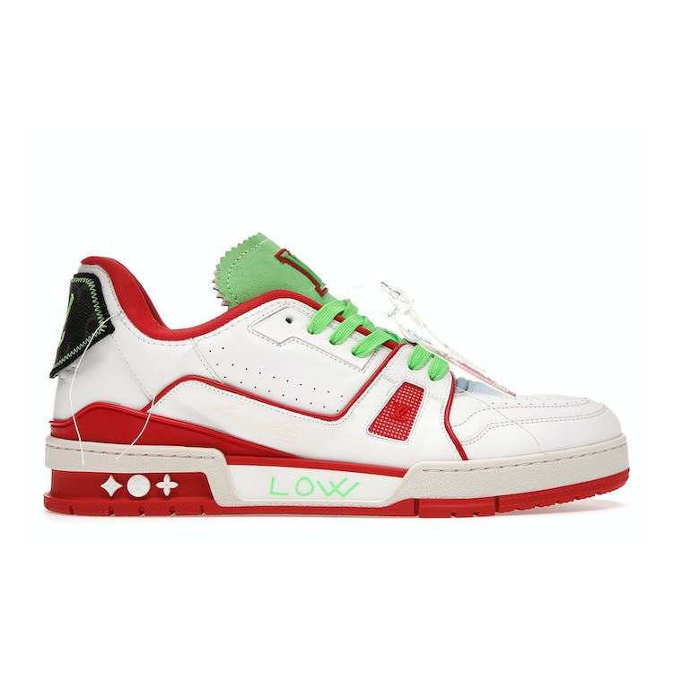 Image of Louis Vuitton Trainer Neon Red