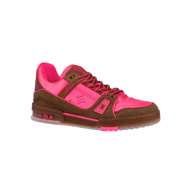 Image of Louis Vuitton Trainer Pink Brown