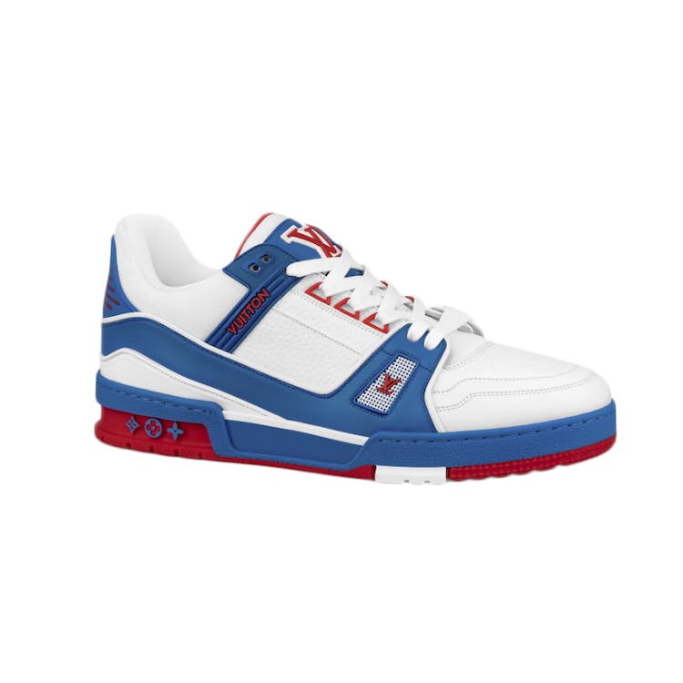 Image of Louis Vuitton Trainer Red White Blue