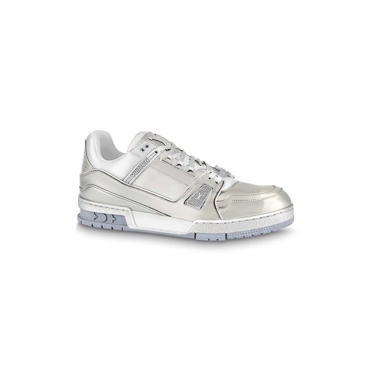 Image of Louis Vuitton Trainer Silver White