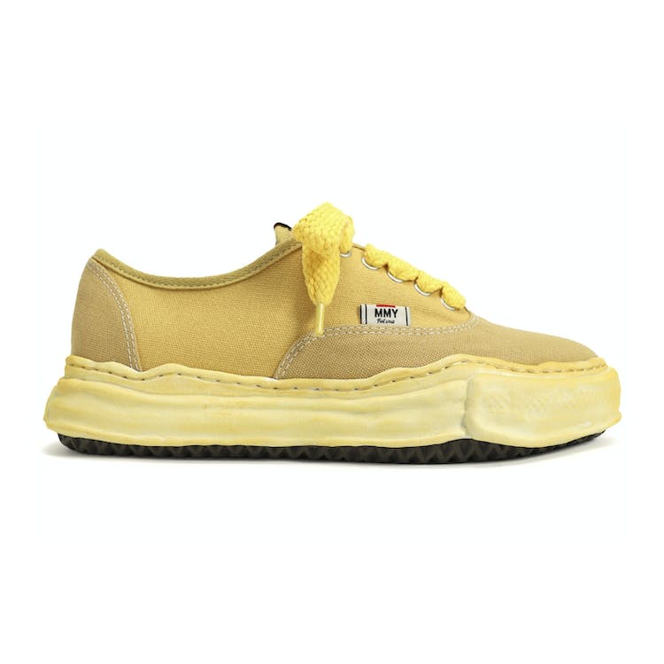 Image of Mihara Yasuhiro Baker OG Sole Over Dyed Canvas Low Yellow