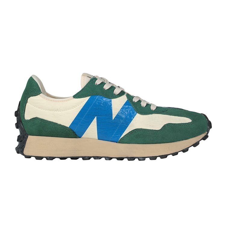 Image of New Balance 327 Forest Green Serene Blue