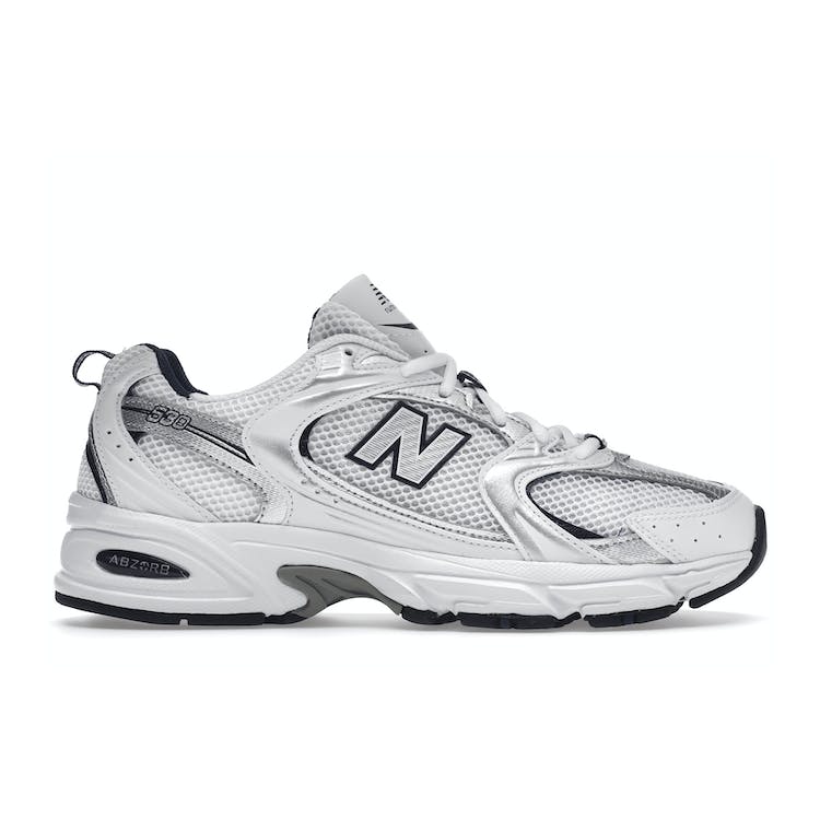 Image of New Balance 530 White Silver Navy