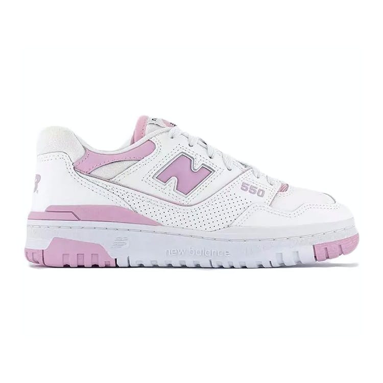 Image of New Balance 550 White Bubblegum Pink (W)