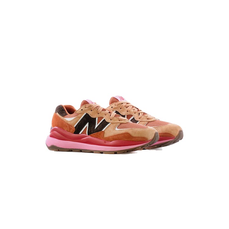 Image of New Balance 57/40 Brown Red Pink