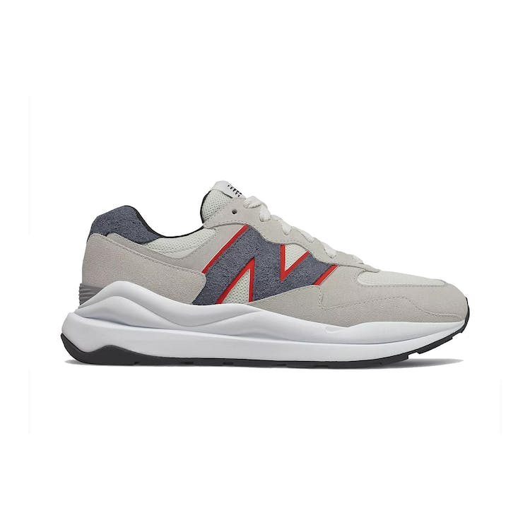 Image of New Balance 57/40 Off White Navy Red