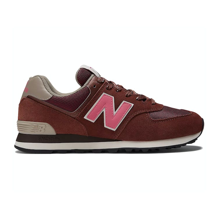 Image of New Balance 574 Brown Pink