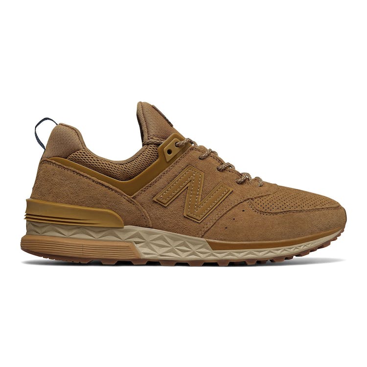 Image of New Balance 574 Luxe Tan Gum