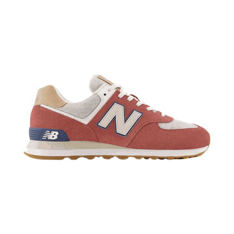 Image of New Balance 574 Mineral Red White Gum