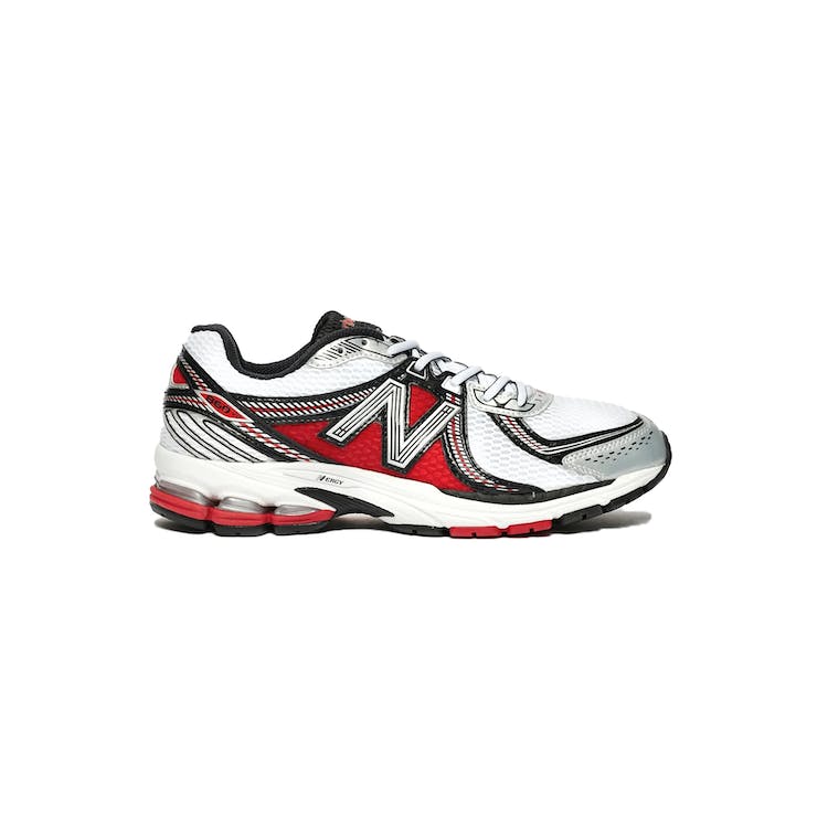 Image of New Balance 860v2 White Silver Red