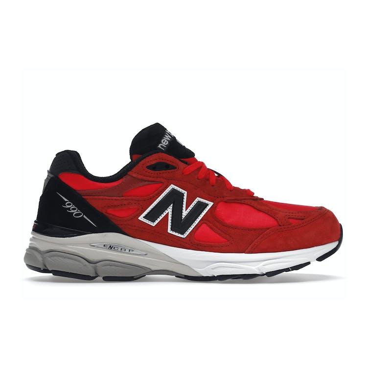 Image of New Balance 990v3 MiUSA Red Suede