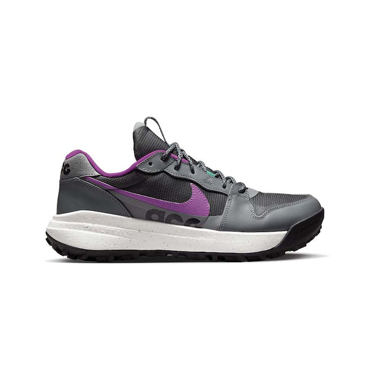 Image of Nike ACG Lowcate Smoke Grey Dark Smoke Grey Vivid Purple