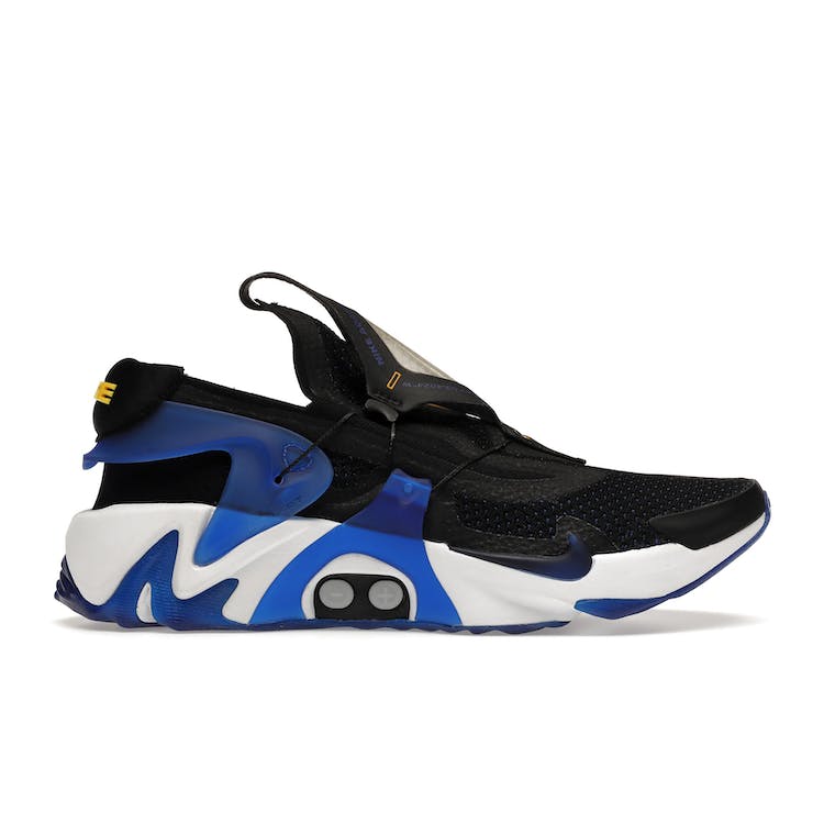 Image of Nike Adapt Huarache Black Racer Blue (EU Charger)