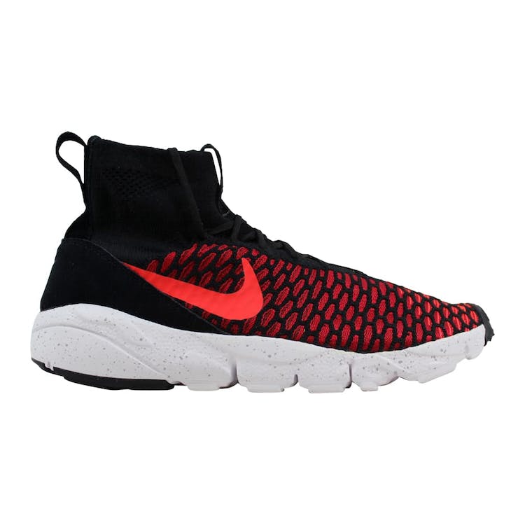 Image of Nike Air Footscape Magista Flyknit Black/Bright Crimson-Gym Red-Cool Grey