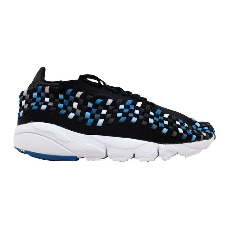 Image of Nike Air Footscape Woven NM Black/Blue Jay-White