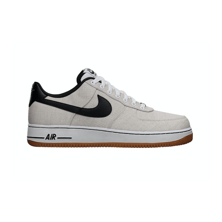 Image of Nike Air Force 1 07 Low Canvas White Black