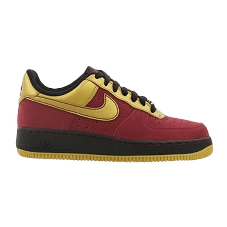 Image of Nike Air Force 1 07 (W) Team Red Metallic Gold